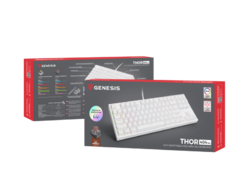 GENESIS THOR 404 TKL | Bílá | Brown spínače