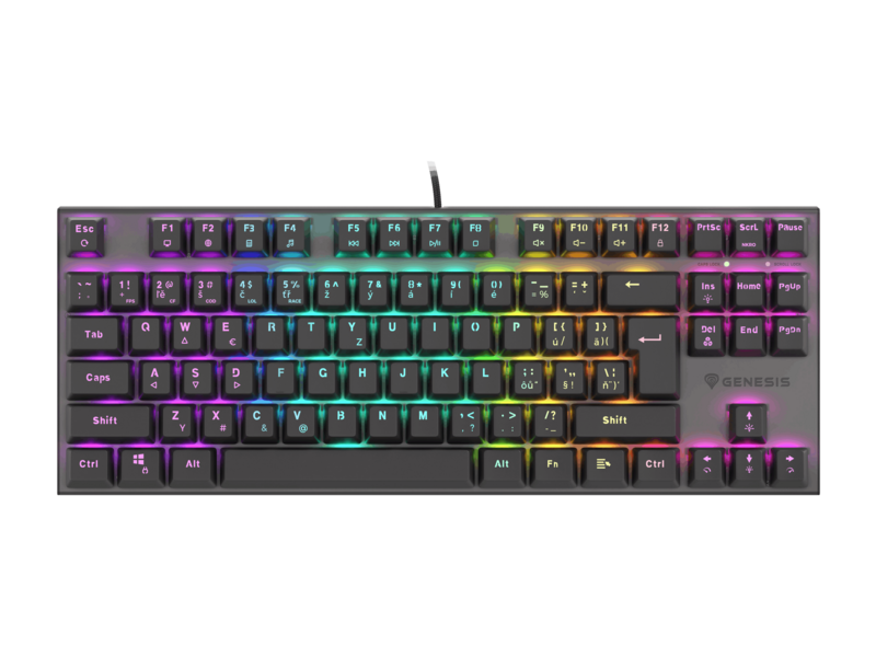 GENESIS THOR 303 TKL | Černá | Red spínače