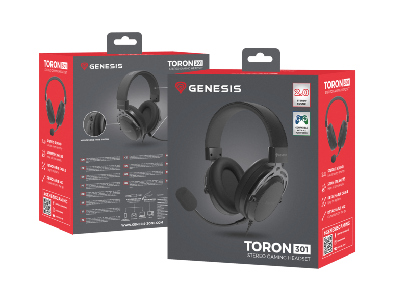 GENESIS TORON 301 | Černá